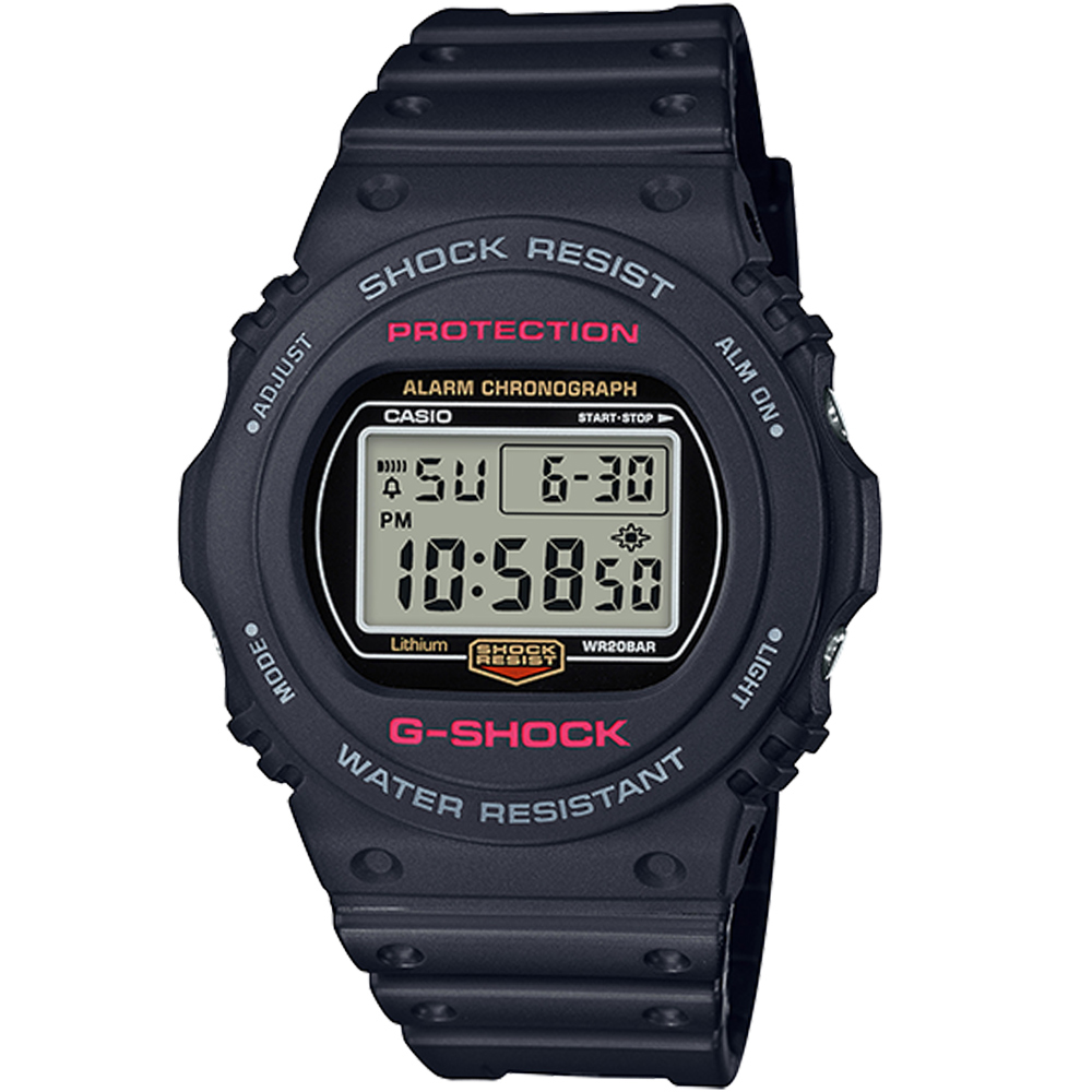 G-SHOCK 復刻經典運動錶(DW-5750E-1D)45.4mm