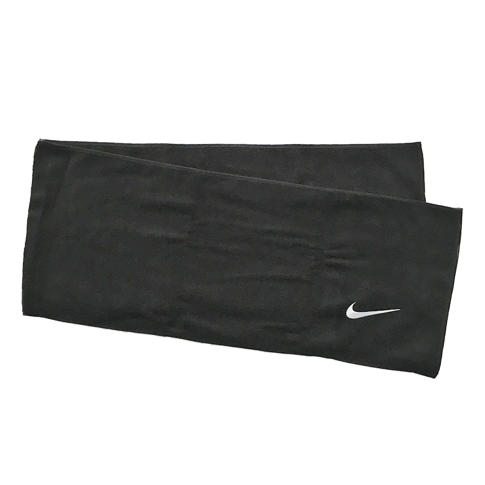 Nike Towel [N1001540010NS] 長型 毛巾 慢跑 馬拉松 運動 吸汗 柔軟 盒裝 黑