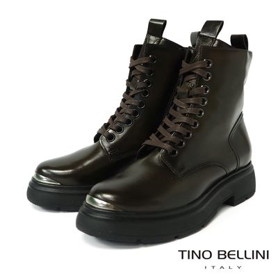 Tino Bellini 波士尼亞進口個性軍靴FWIT001-5(深墨綠)