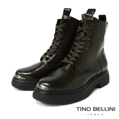 tino bellini 波士尼亞進口個性軍靴fwit001-5(深墨綠)