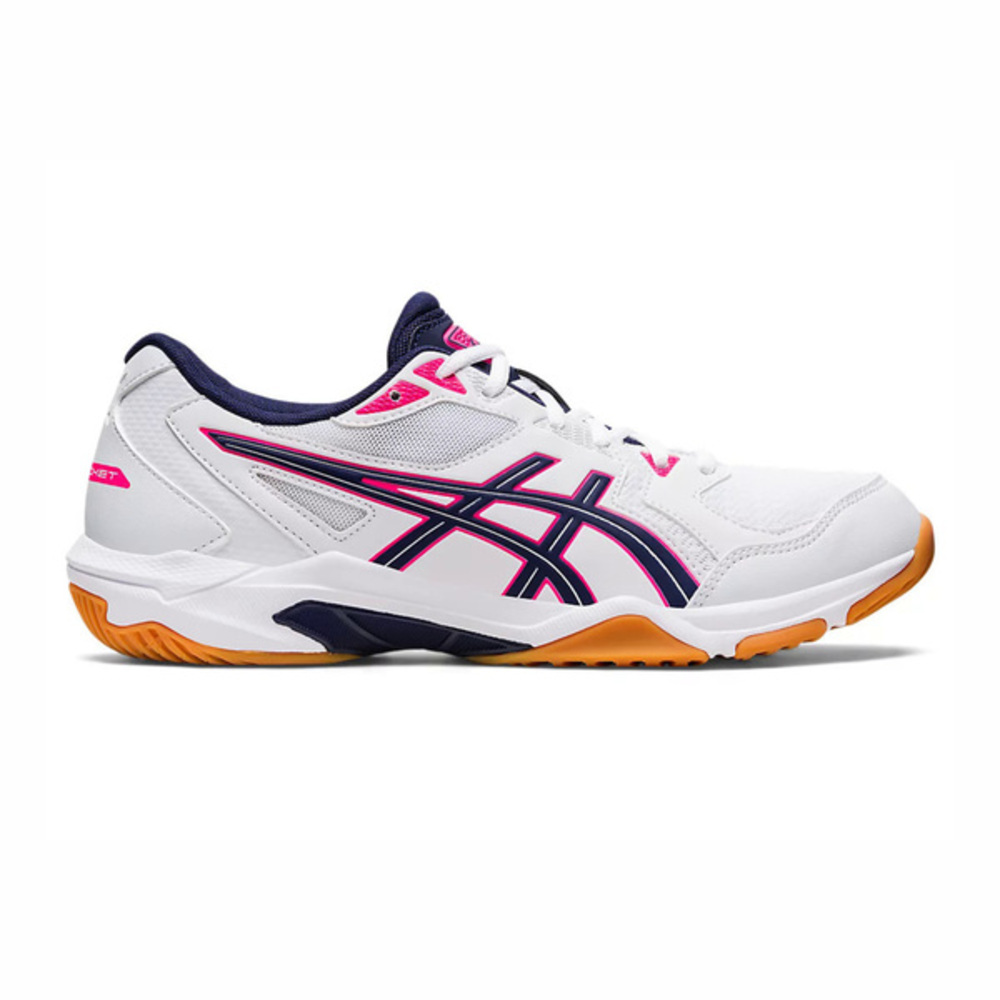 Asics GEL-Rocket 10 [1073A047-102] 男女 排球鞋 運動 訓練 室內 穩定 透氣 白