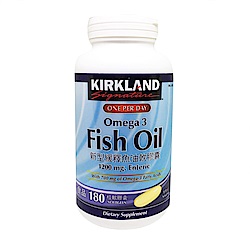 Kirkland Signature 科克蘭 新型緩釋魚油軟膠囊 180粒