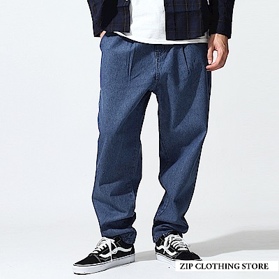聯名款寬版錐形褲(6色) ZIP日本男裝