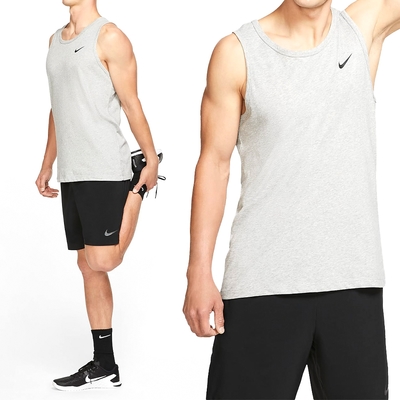 Nike NK DF TANK DFC SOLID 男款 灰色 運動 排汗 背心 AR6070-063