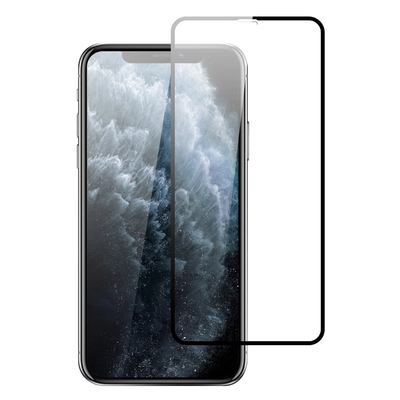 iPhone 11 Pro Max 保護貼手機滿版電鍍9H玻璃鋼化膜 11ProMax保護貼