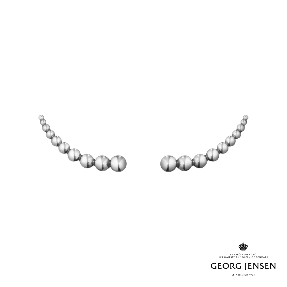 Georg Jensen 喬治傑生 MOONLIGHT GRAPES 硫化純銀耳環