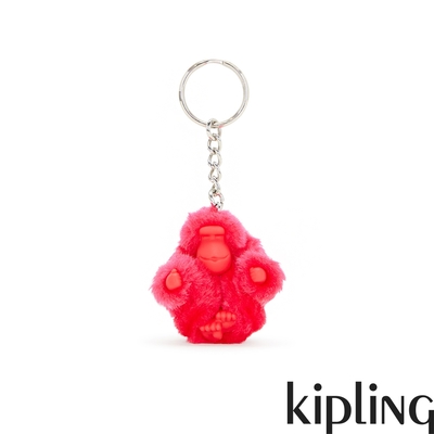 Kipling 亮眼粉色小猴子吊飾-MONKEYCLIP XS KH