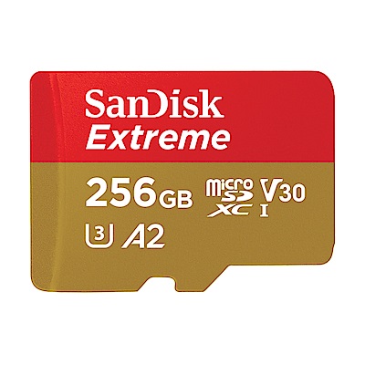 SanDisk Extreme microSDXC UHS-I(V30)(A2)256GB