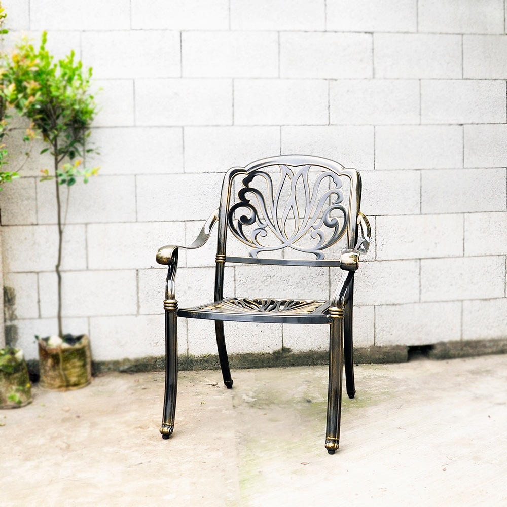 邏爵LOGIS 單售椅子 鑄鐵庭園椅 椅 戶外椅 庭院椅