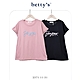 betty’s貝蒂思　 立體繡字落肩短袖T-shirt(共二色) product thumbnail 1