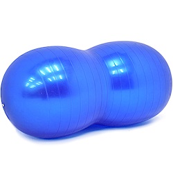 台灣製造雙弧面50cm花生球 瑜珈球 抗力球 彈力球