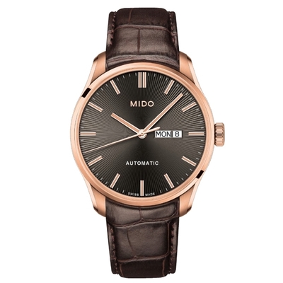 MIDO美度 官方授權 Belluna雋永系列 太陽紋機械腕錶 母親節 禮物 42.5mm/ M0246303606100