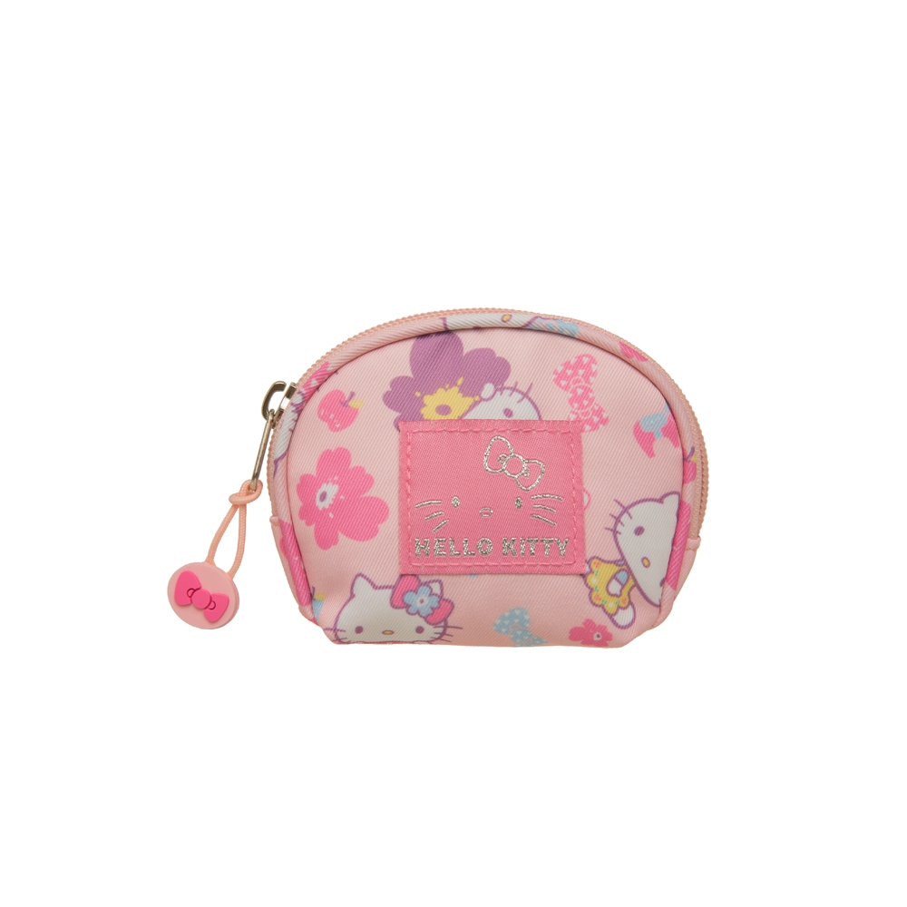 (原價380)『官方正品』【Hello Kitty】花漾樂園-貝殼零錢包-粉 KT01W03PK