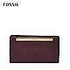 FOSSIL 雙11★LIZA 輕巧型真皮零錢袋長夾-無花果紫紅色 SL7891503 product thumbnail 1