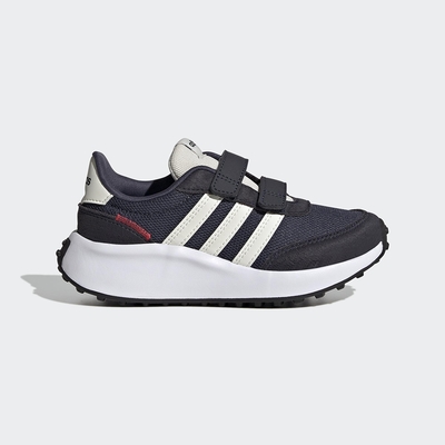 adidas 運動鞋 童鞋 中童 兒童 魔鬼氈 RUN 70s CF K 黑白 GW0334