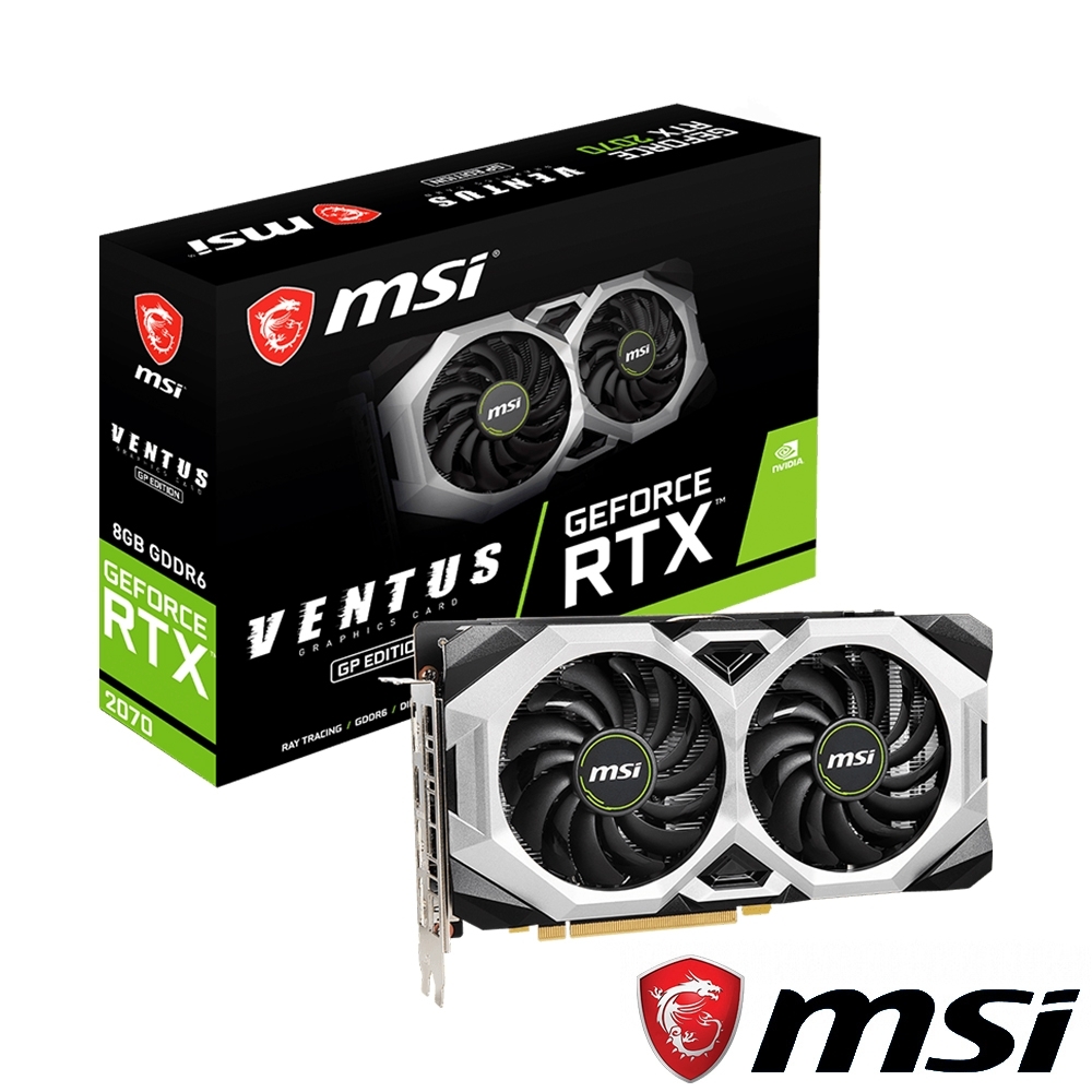 MSI微星 GeForce RTX 2070 VENTUS GP 顯示卡