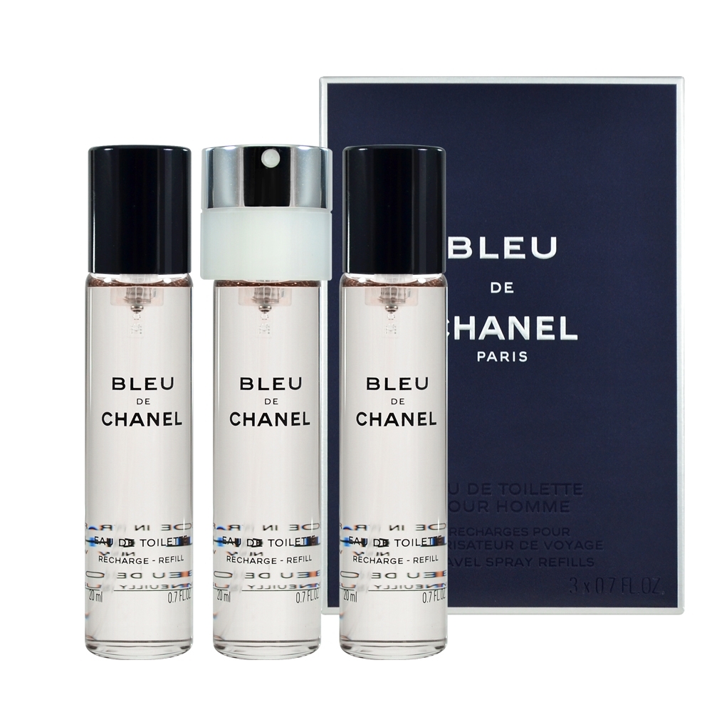 Chanel Bleu de Chanel woda toaletowa Travel Spray WKŁADY  3x20ml