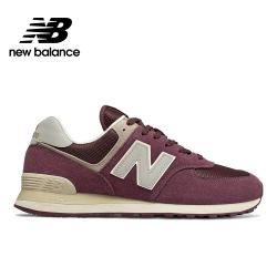 New Balance 復古鞋_男_酒紅_ML574VLB-D