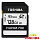 TOSHIBA 東芝 EXCERIA PRO SD SDXC 128G/GB 95MB/S N401 高速記憶卡 (公司貨) 支援 4K product thumbnail 1