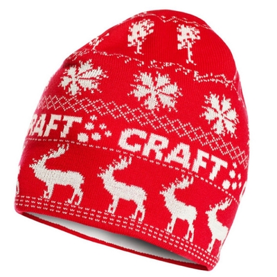 瑞典 Craft INGE HAT 英奇帽.彈性透氣保暖針織羊毛帽.毛線帽_紅色