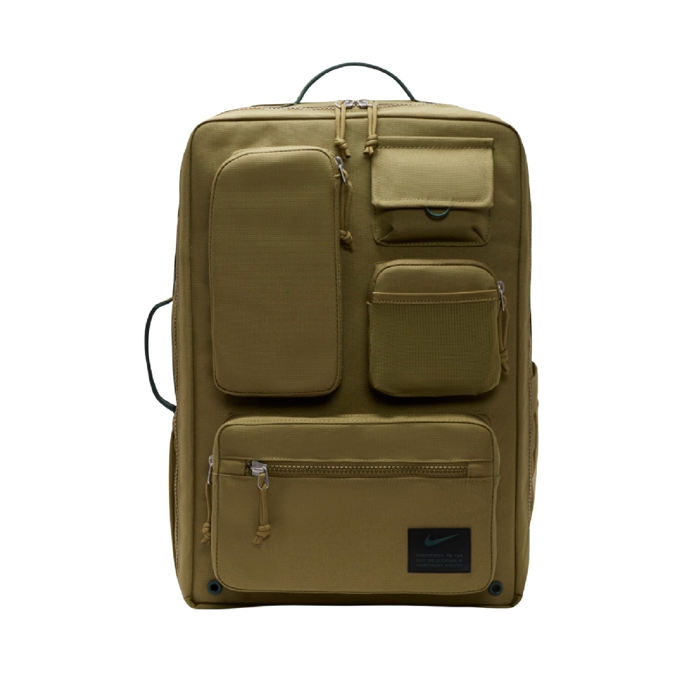 後背包 Utility Elite Backpack 男女款 可調節隔板 緩震背帶 筆電 外出 綠 CK2656378