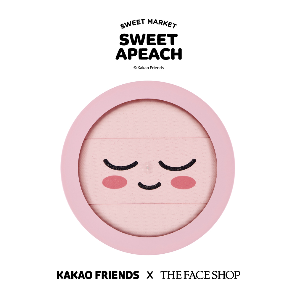 THE FACE SHOP SWEET APEACH 淨透控油柔膚蜜粉