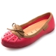 美國加州 PONIC&Co. ELLA 防水輕量 娃娃鞋 雨鞋 紅色 防水鞋 懶人鞋 休閒鞋 環保膠鞋 平底 真皮滾邊 product thumbnail 1