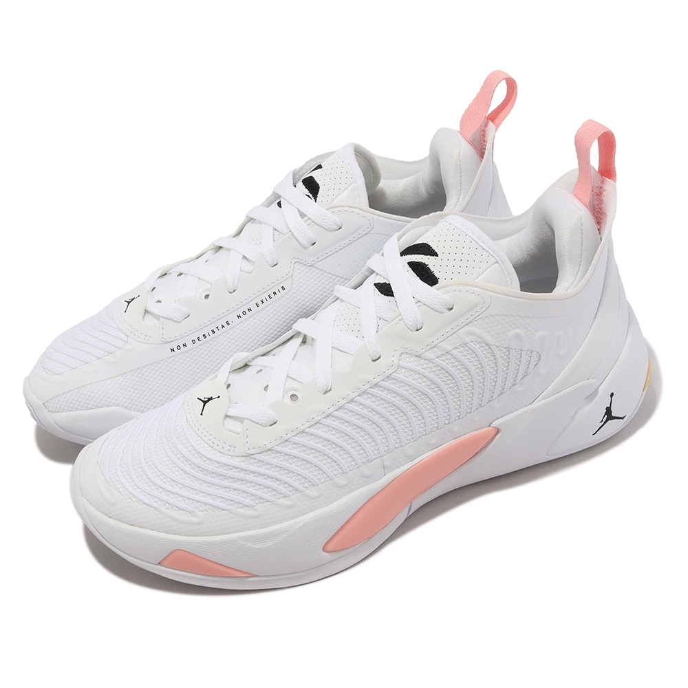 Nike 籃球鞋Jordan Luka 1 PF Dad Dog 白珊瑚粉低筒男鞋DN1771-106