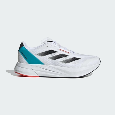 ADIDAS DURAMO SPEED M 男慢跑鞋-白黑藍-IE9674