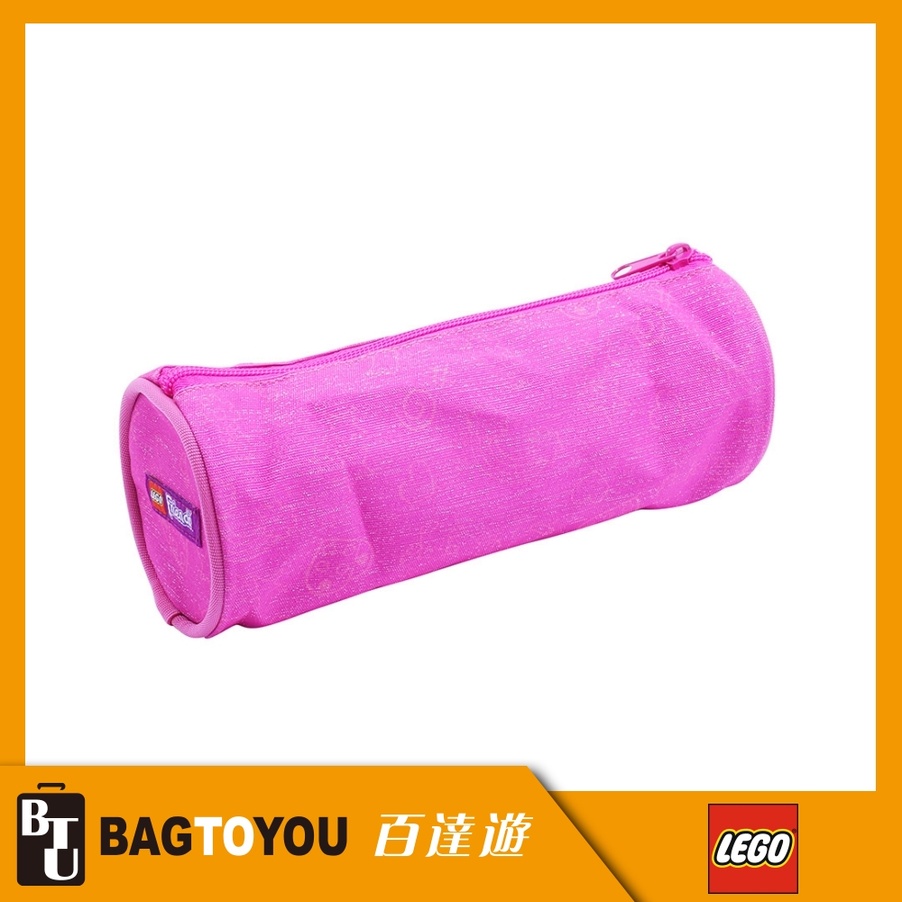 【LEGO】丹麥樂高圓筒狀鉛筆盒-粉紅色 10050-2004