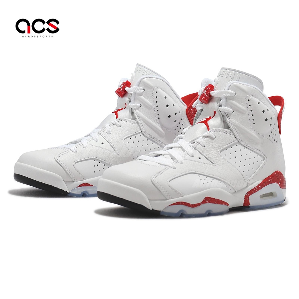 Nike 休閒鞋Air Jordan 6 Retro 男鞋喬丹AJ6 Red Oreo 灌籃高手白紅