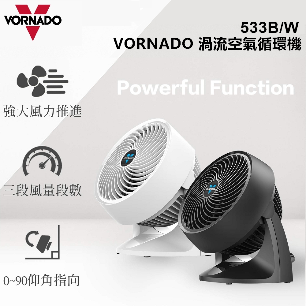 【VORNADO 沃拿多】渦流空氣循環機 533W