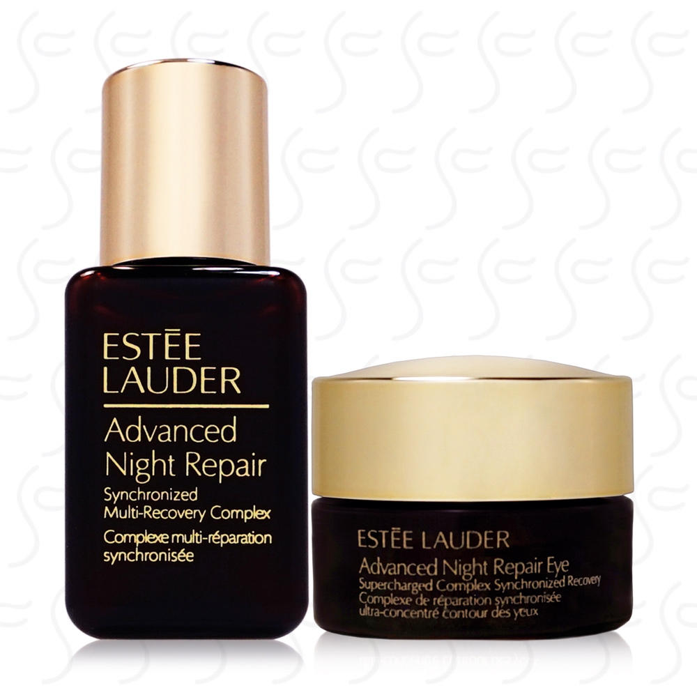 ESTEE LAUDER 雅詩蘭黛 特潤眼部超能量修護霜5ml+特潤超導全方位修護露15ml