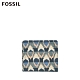 FOSSIL LOGAN 藍色調印花圖騰短夾 SL6306469 product thumbnail 1
