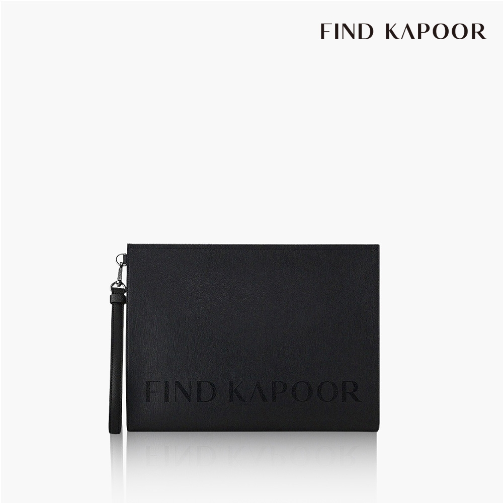 FIND KAPOOR CLUTCH 32 字母系列手拿包- 黑色