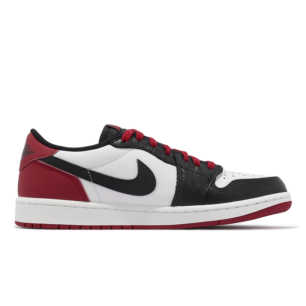 Nike Air Jordan 1 Retro Low OG 男鞋Black Toe 黑白紅AJ1 CZ0790-106