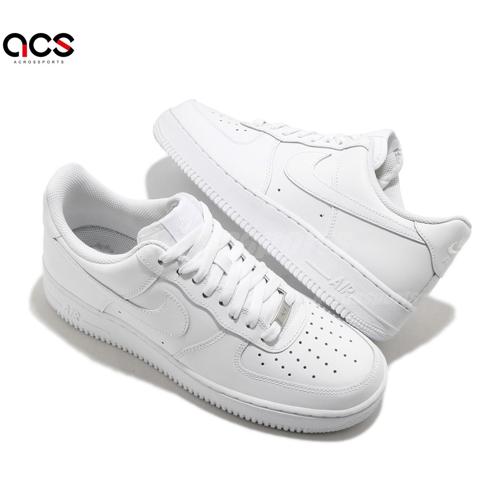 Nike 休閒鞋Air Force 1 07 男女鞋白全白情侶鞋AF1 經典款小白鞋單一價