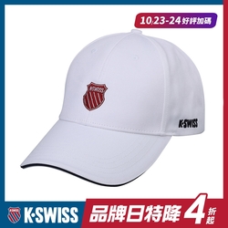 K-SWISS CT BASEBALL CAP 2運動棒球帽-白