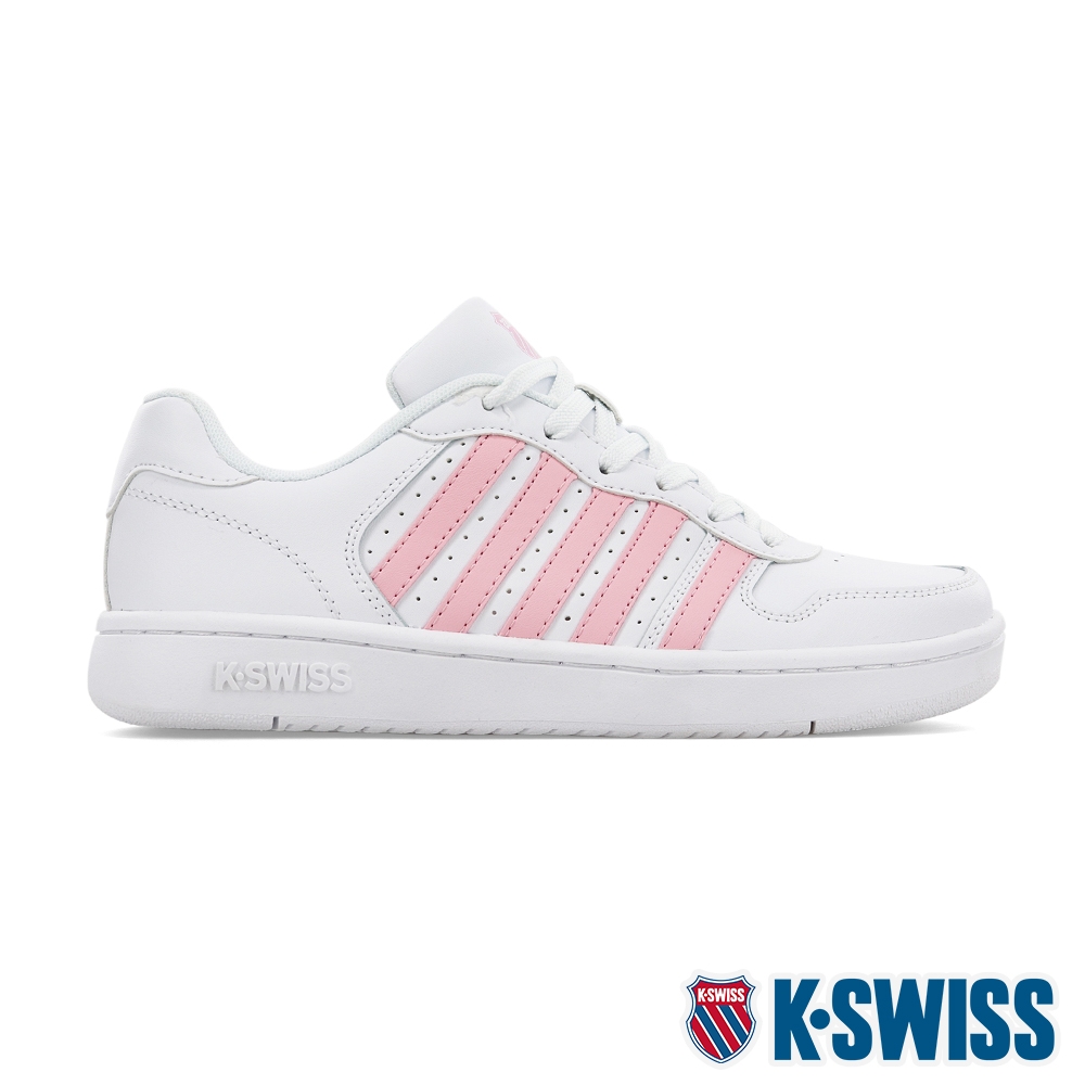 K-SWISS Court Palisades時尚運動鞋-女-白/粉紅