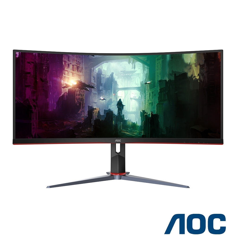 AOC CU34G2X 34型21:9超寬廣曲面電競螢幕34~40型螢幕