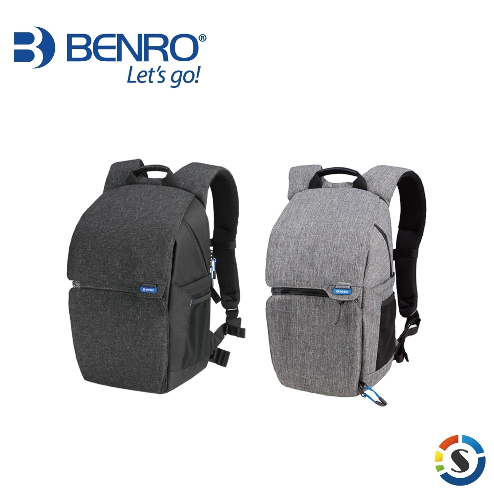 BENRO百諾 Traveler 100 行攝者系列雙肩攝影背包(黑/灰)