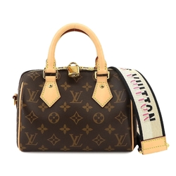 【Louis Vuitton 路易威登】經典Speedy Bandouliere 20cm寬背帶手提/斜背波士頓包(多色)