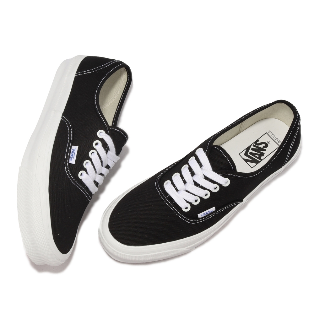 Vans 休閒鞋OG Authentic LX Vault 男鞋女鞋黑白經典款百搭帆布情侶鞋