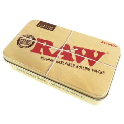 RAW 西班牙進口Tin Box-馬口鐵製收納盒(煙盒/捲煙紙盒/煙草盒)