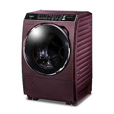 [無卡分期12期]Panasonic國際牌 洗脫烘滾筒洗衣機 NA-V168DDH 晶燦紫