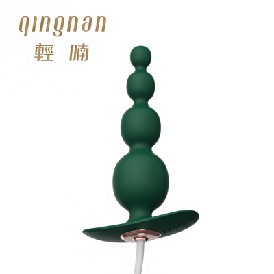 輕喃 qingnan #8 迷你後庭震動器(紳士綠) -需搭配主機使用