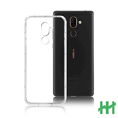 安全氣墊手機殼系列 Nokia 7 Plus (6吋) 防摔TPU隱形殼