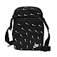 Nike 斜背包 Shoulder Bag 外出 輕便 男女款 小包 滿版勾勾 可調節肩帶 穿搭 黑 白 DM2163-010 product thumbnail 1