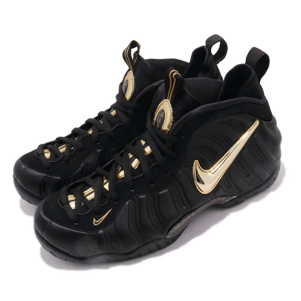 nike air foamposite pro black metallic gold review on foot