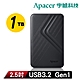 Apacer宇瞻AC236 1TB USB3.2 Gen1行動硬碟 黑 product thumbnail 1